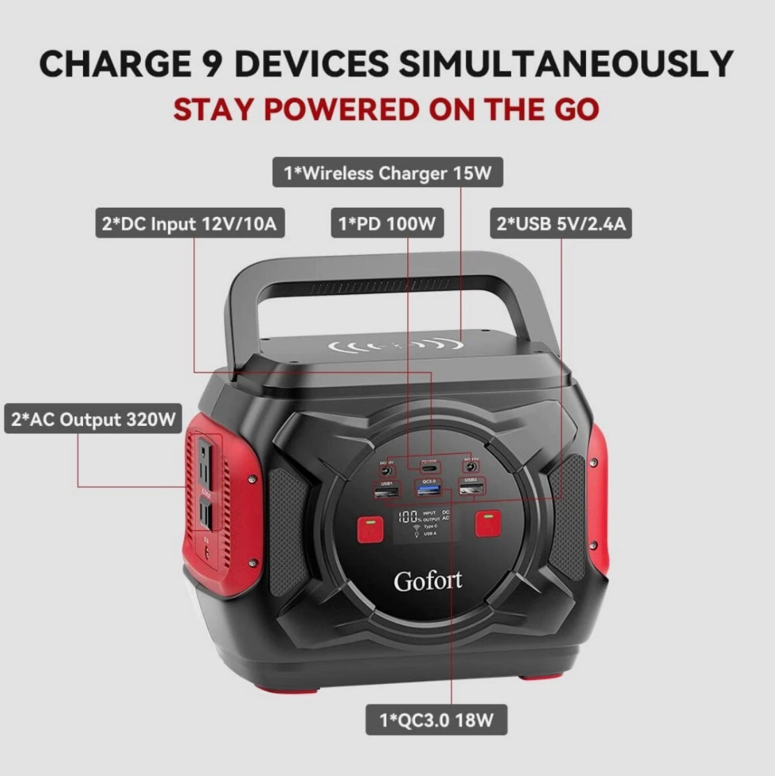 GOFORT 300W Portable Power Station
